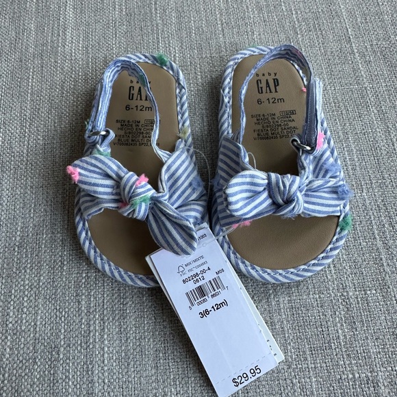 Baby Gap Top-Knot Sandals (size 6-12 months) NWT - Picture 3 of 6